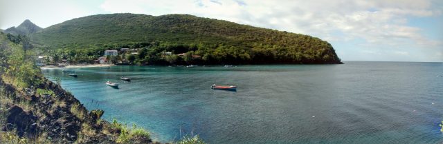 Panoramique de l'Anse Dufour