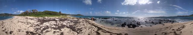 Panoramique de la plage du Cap Macré
